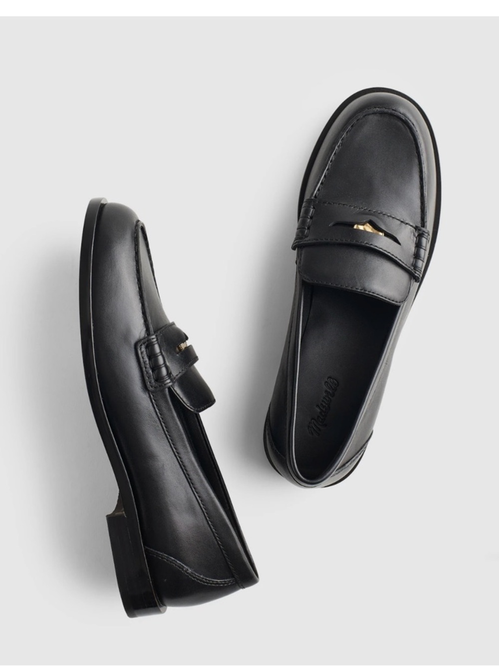 Madewell The Grayson Penny Loafer Women’s Size 8 Black Leather